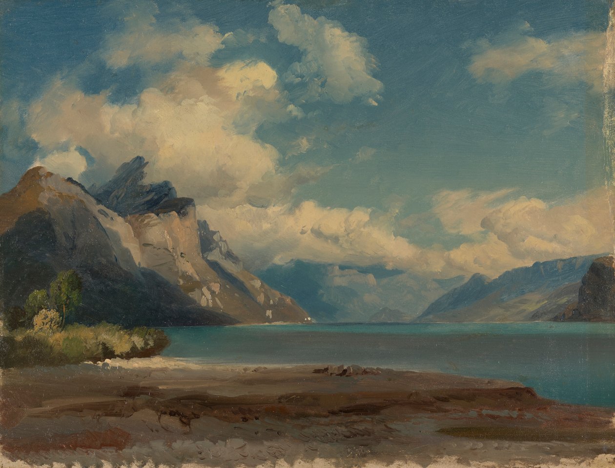 Ve Weesen am Walensee, Švýcarsko od Johann Gottfried Steffan
