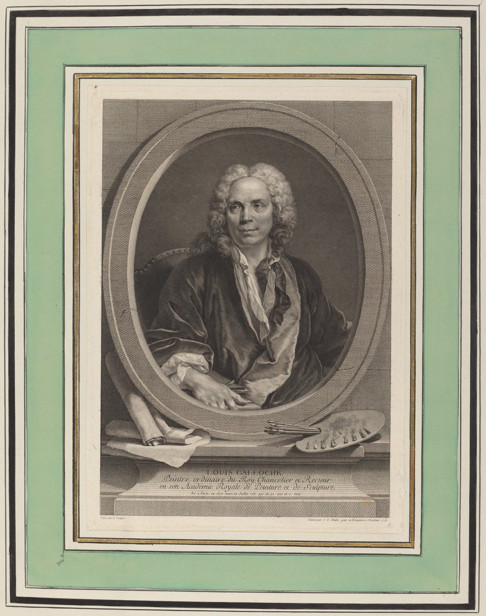 Louis Galloche od Johann Gotthard Müller, after Louis Tocqué