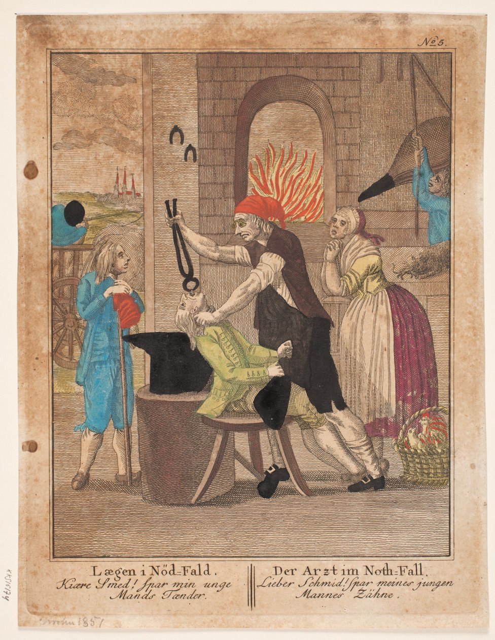 Lékař v Nød-Fald od Johann Gottlieb Friedrich