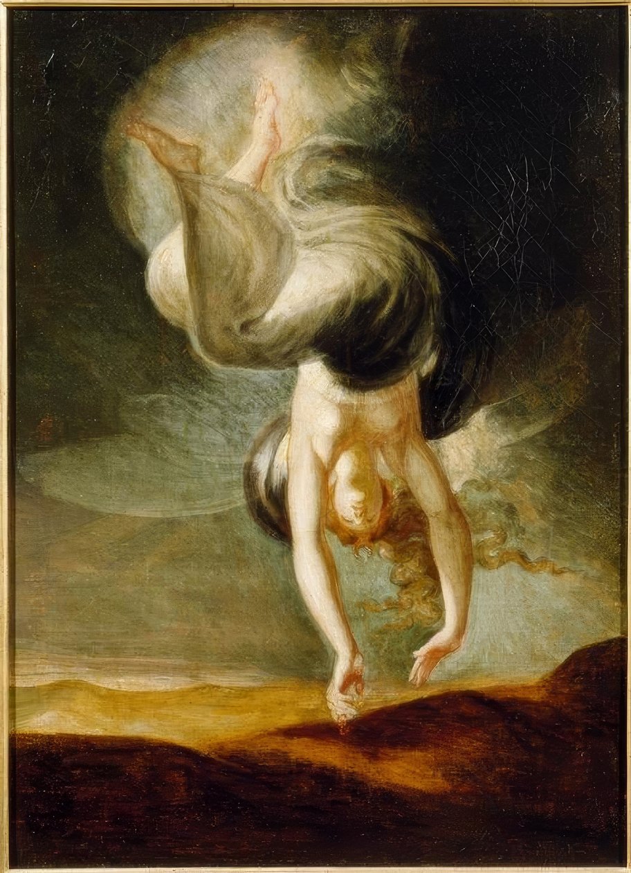 Titania najde na pláži kouzelný prsten od Johann Heinrich Füssli