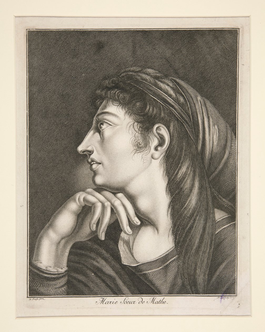 Marie sestra Mathe od Johann Heinrich Lips