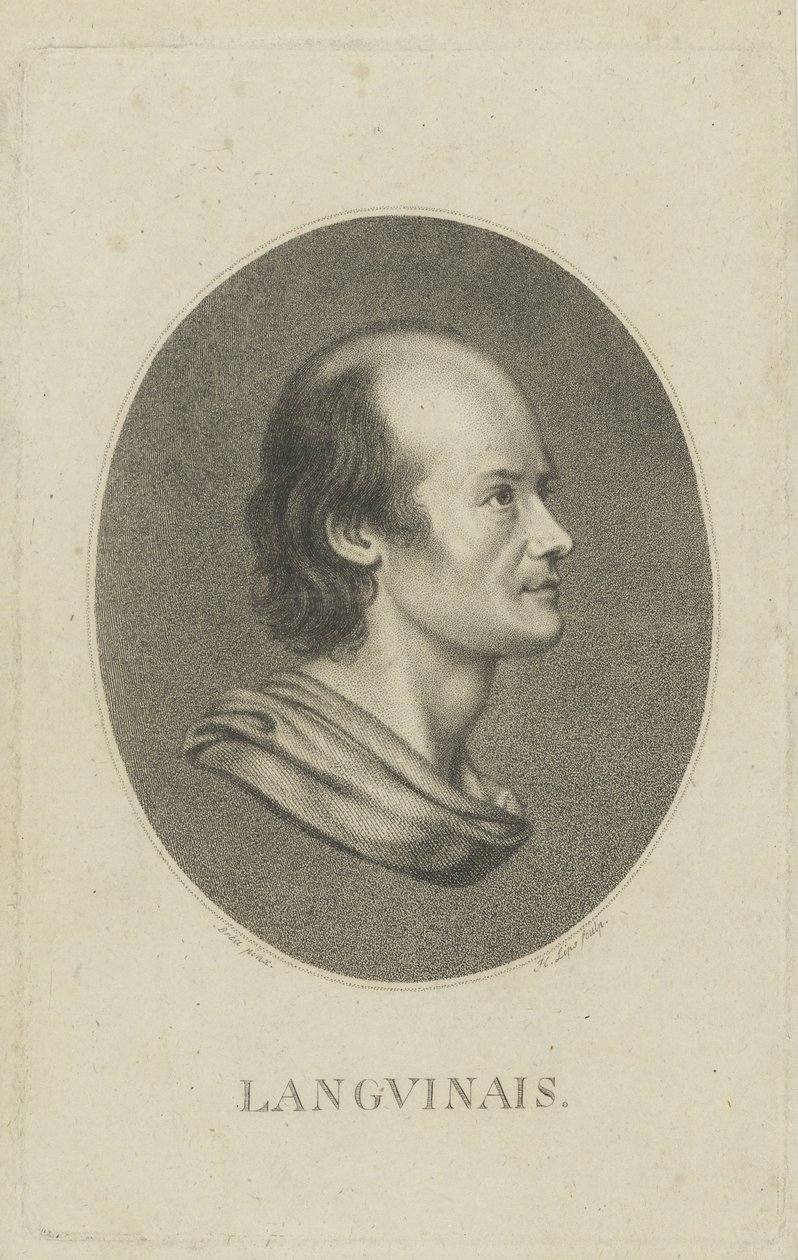 Portrét Jean-Denis Lanjuinais 1753-1827, c. 1810. od Johann Heinrich Lips