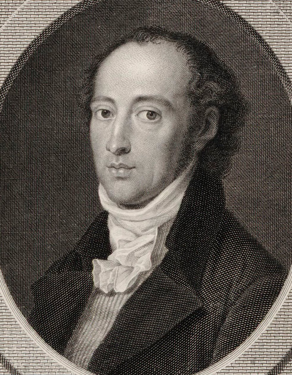 Portrét skladatele Johanna Antona André 1775-1842, 1800. od Johann Heinrich Lips