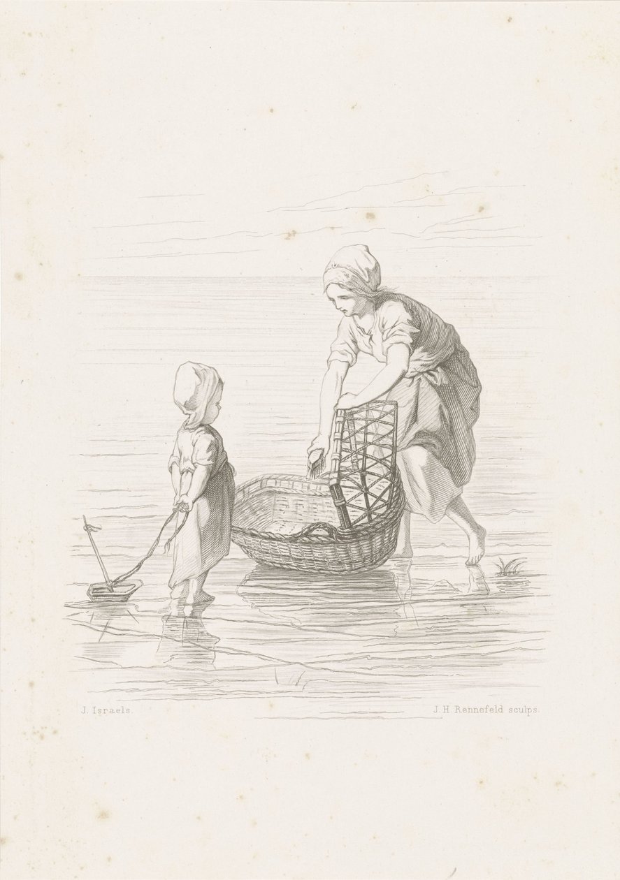 Kolébka The Children of the Sea (název série) od Johann Heinrich Maria Hubert Rennefeld