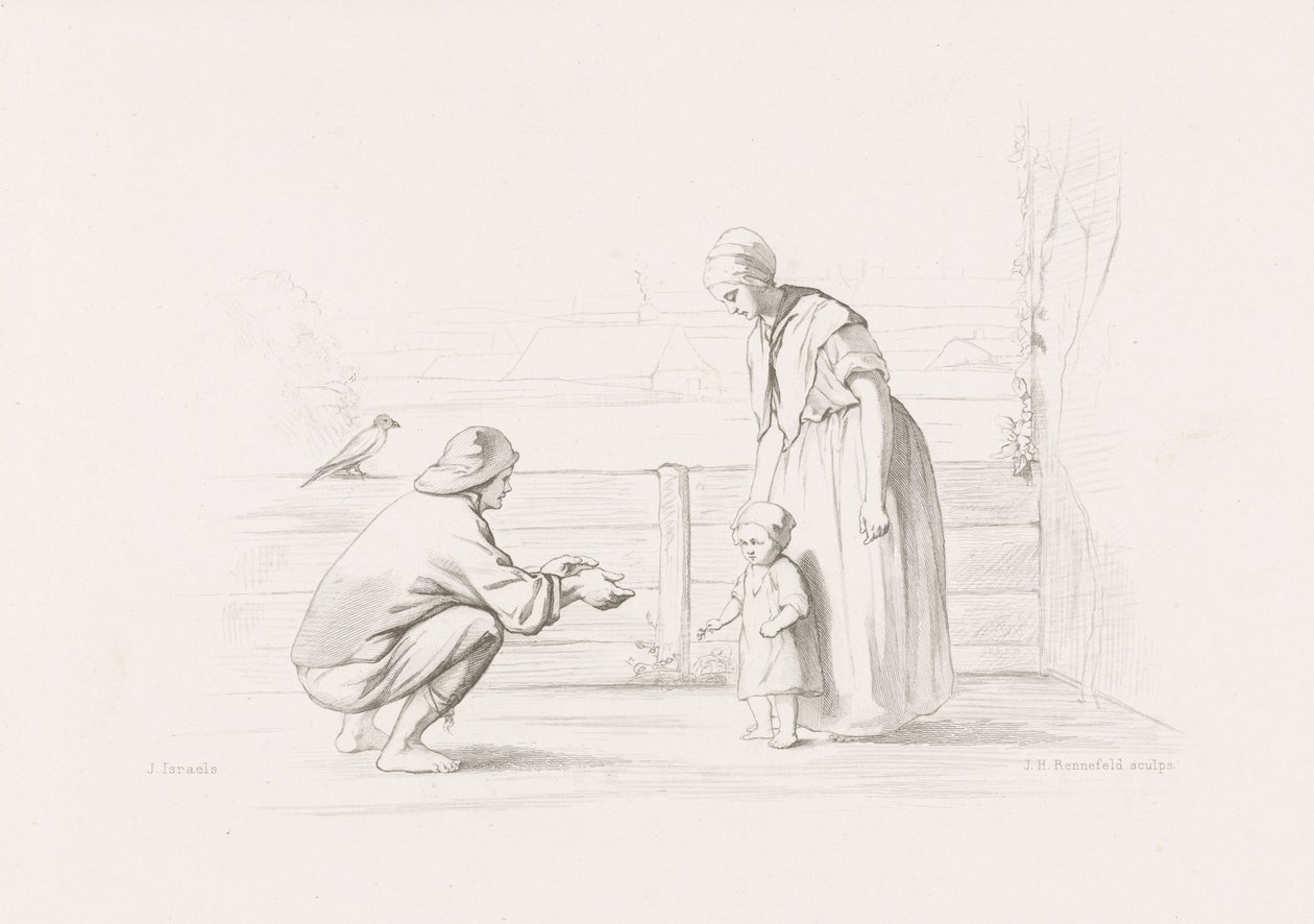 první kroky Děti moře (název na objektu) od Johann Heinrich Maria Hubert Rennefeld