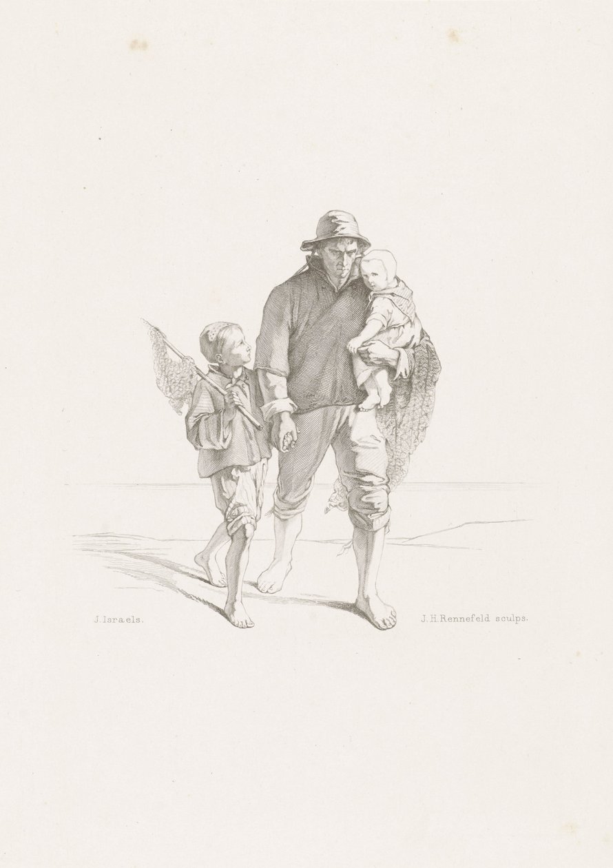 Podél hřbitova The Children of the Sea (název série) od Johann Heinrich Maria Hubert Rennefeld
