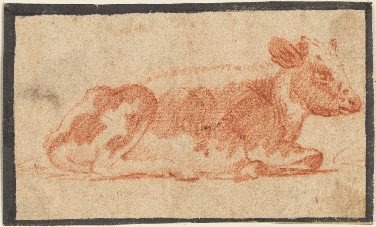 Kráva, druhá polovina 1600. od Johann Heinrich Roos