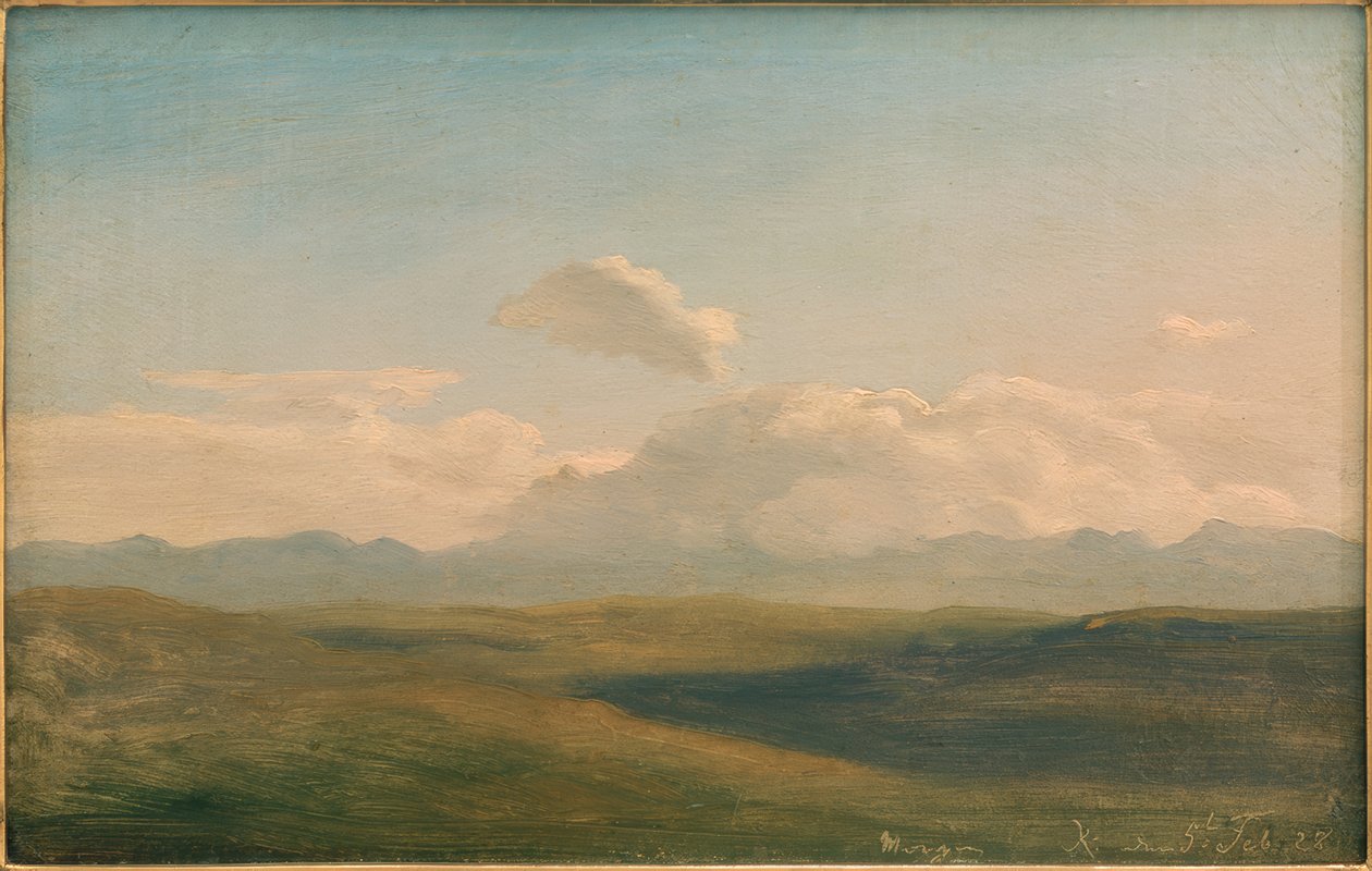 Italská horská krajina od Johann Heinrich Schilbach