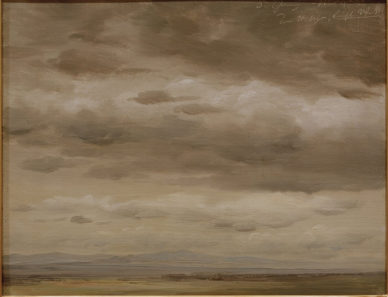Cloud skica od Johann Heinrich Schilbach