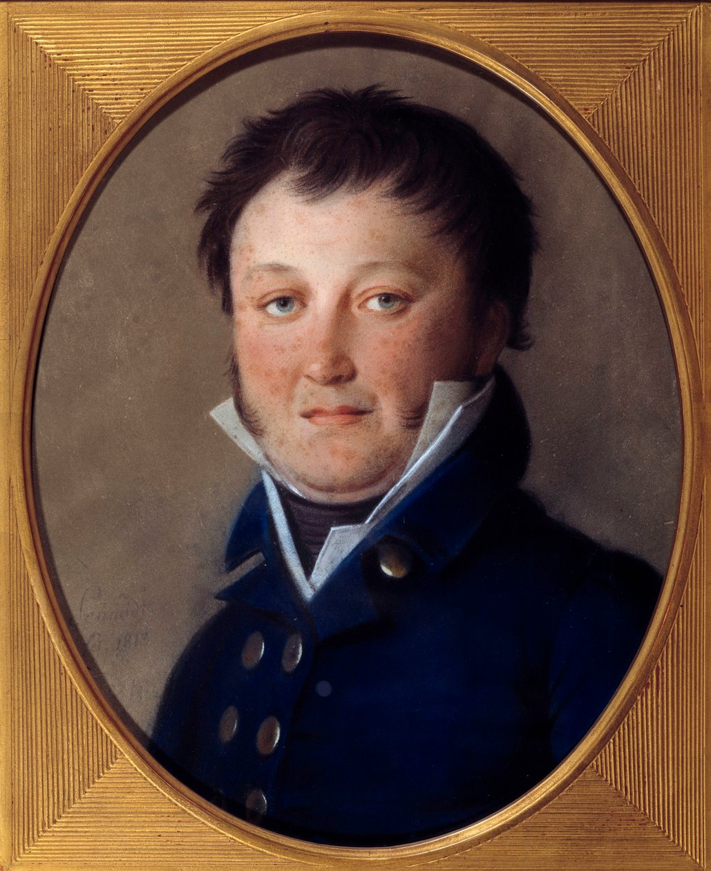 Portrét Constanta Wairy dit Constant (1778-1845) první komorník císaře Napoleona do roku 1814 Pastelový obraz od Johanna Heinricha Schmidta (1749-1829) od Johann Heinrich Schmidt