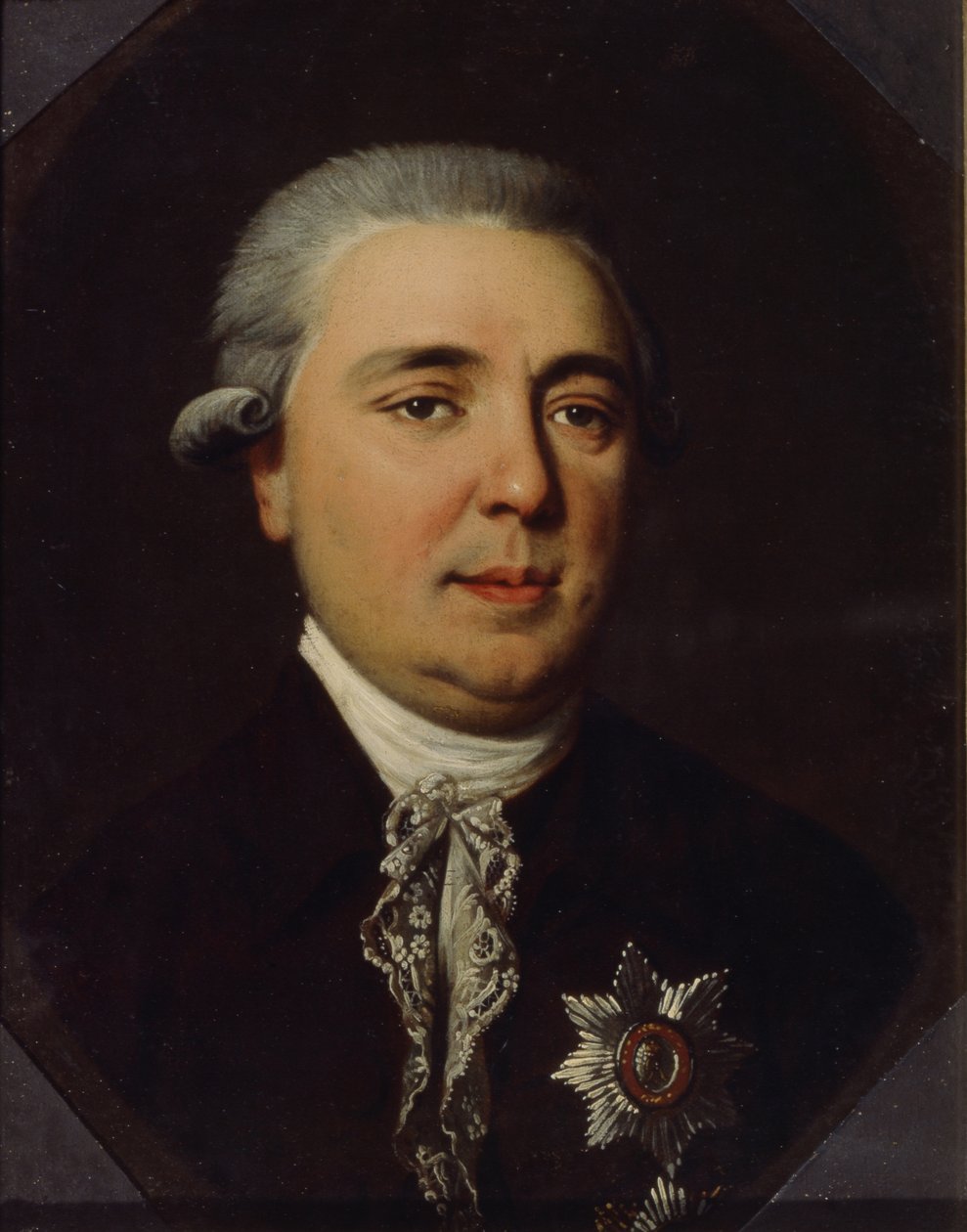 Portrét hraběte Alexandra Romanoviče Voroncova 1741-1805 od Johann Heinrich Schmidt