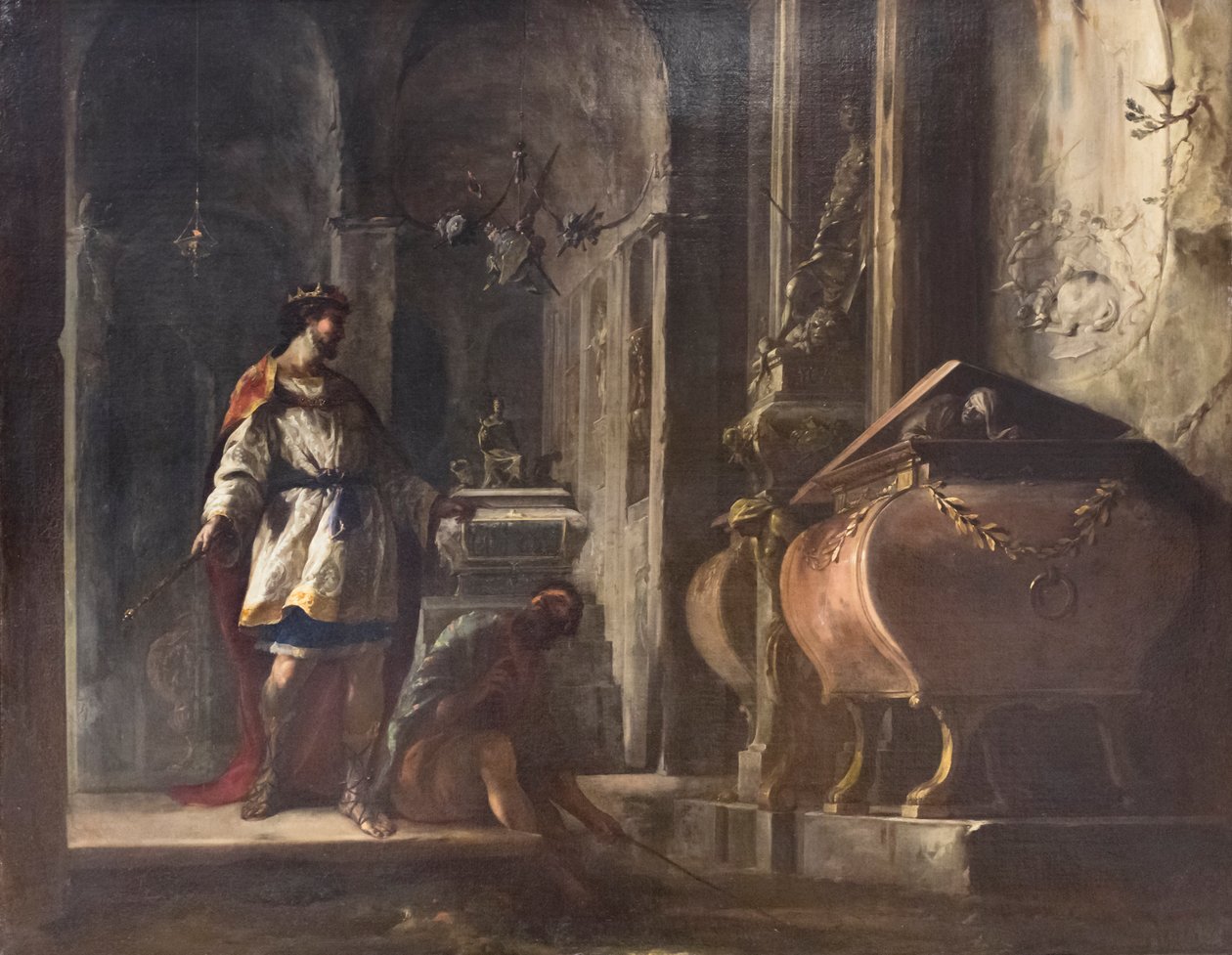 Saul a čarodějnice z Endoru od Johann Heinrich Schonfeldt