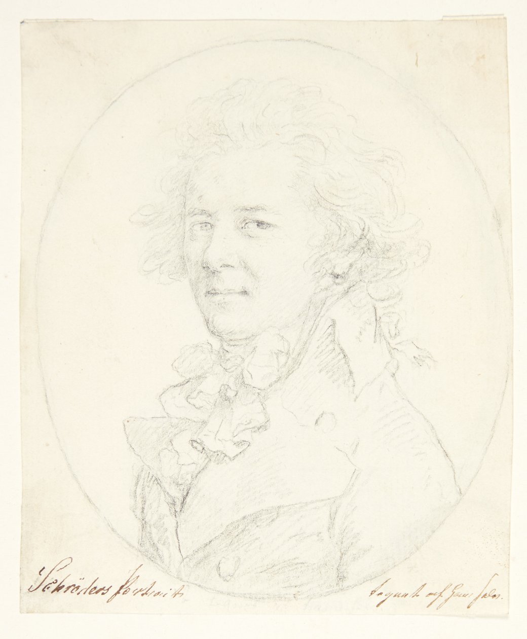 autoportrét (?) od Johann Heinrich Schroder