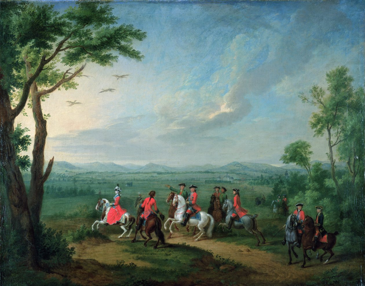 Landgraves filipínská lovecká volavka od Johann Heinrich Tischbein