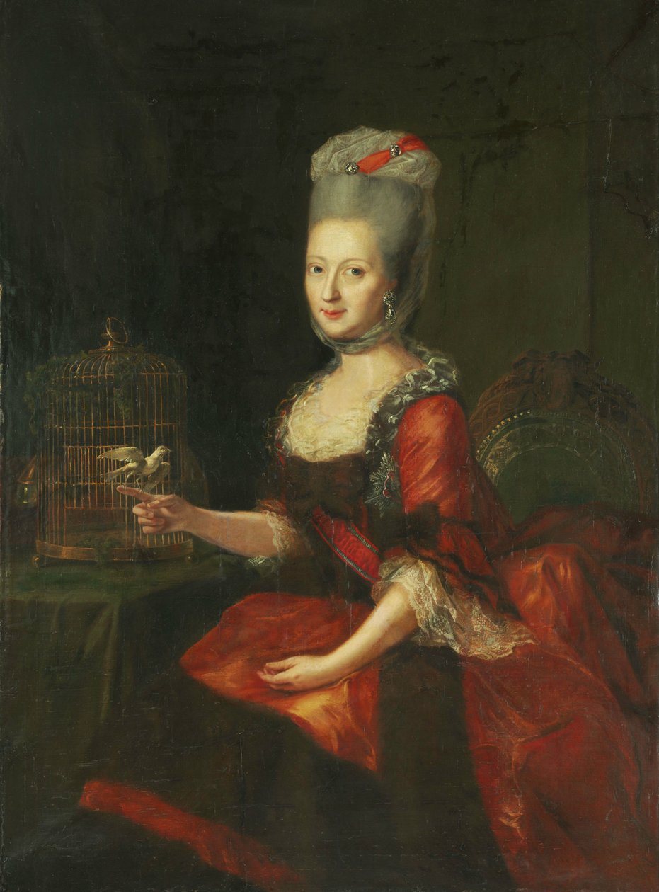 Filipína Amálie landgravína Hesensko-Kasselská od Johann Heinrich Tischbein