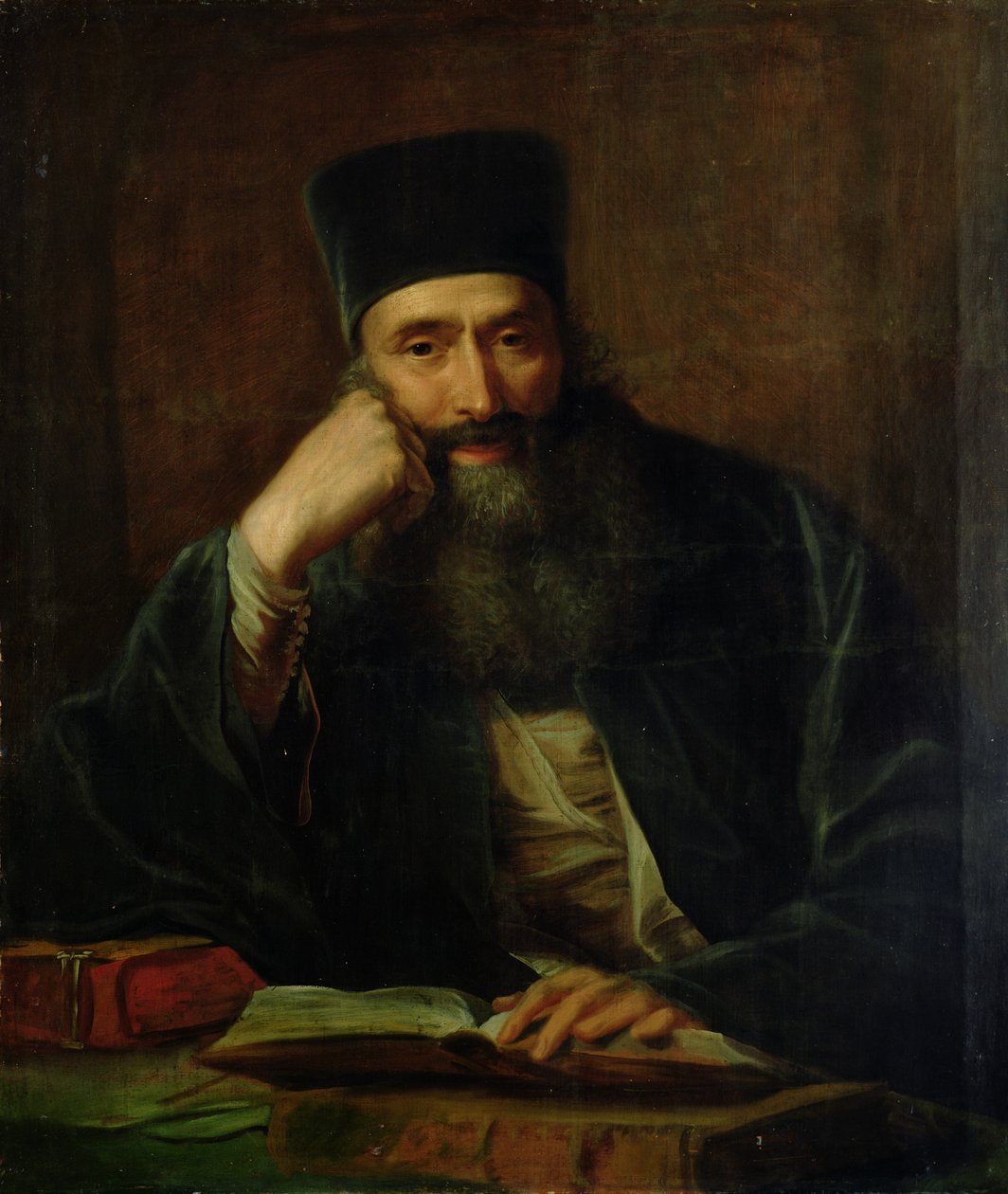 Portrét Erasma, biskupa z kláštera Aulis na Krétě, 1787 od Johann Heinrich Tischbein