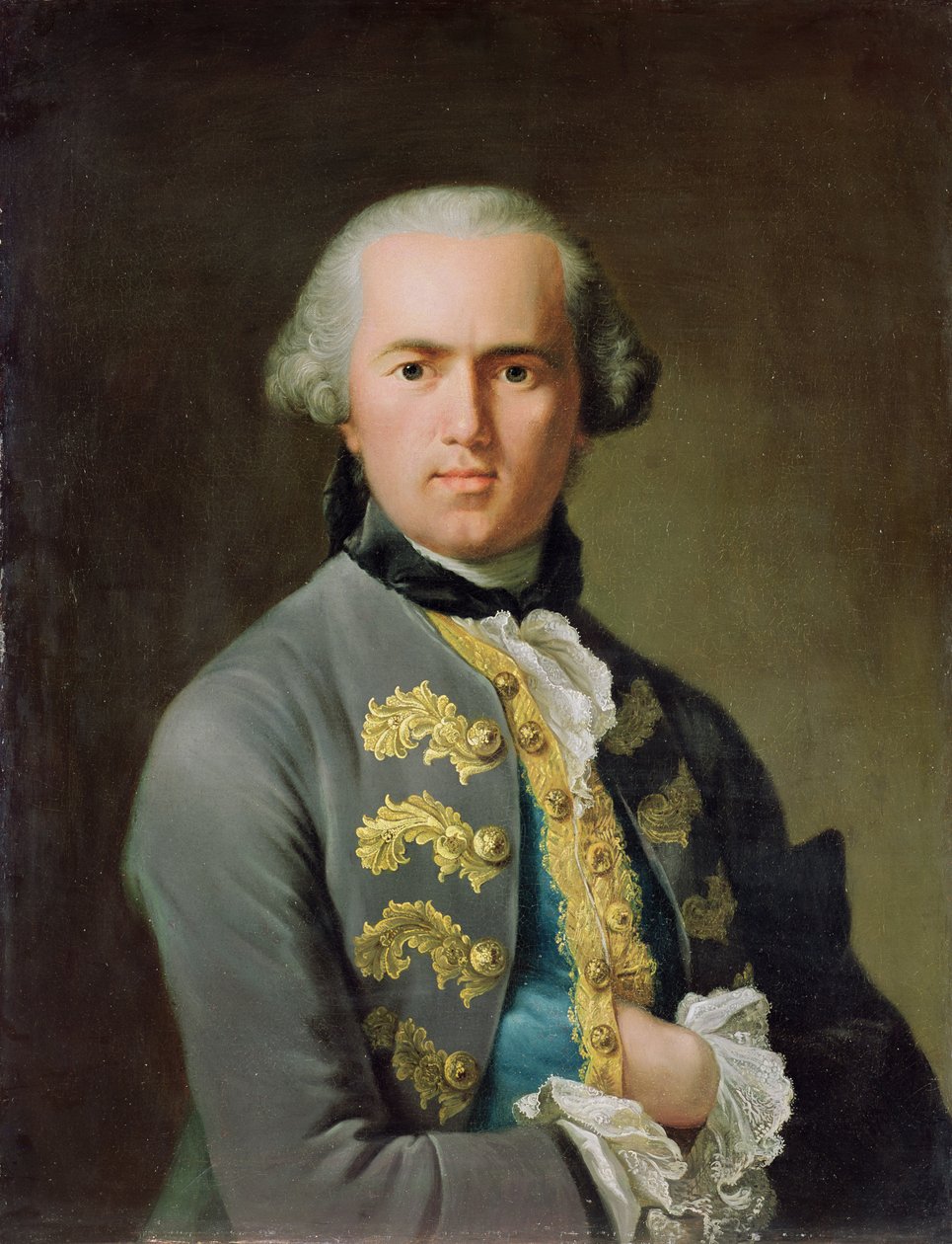 Autoportrét ve středověku od Johann Heinrich Tischbein