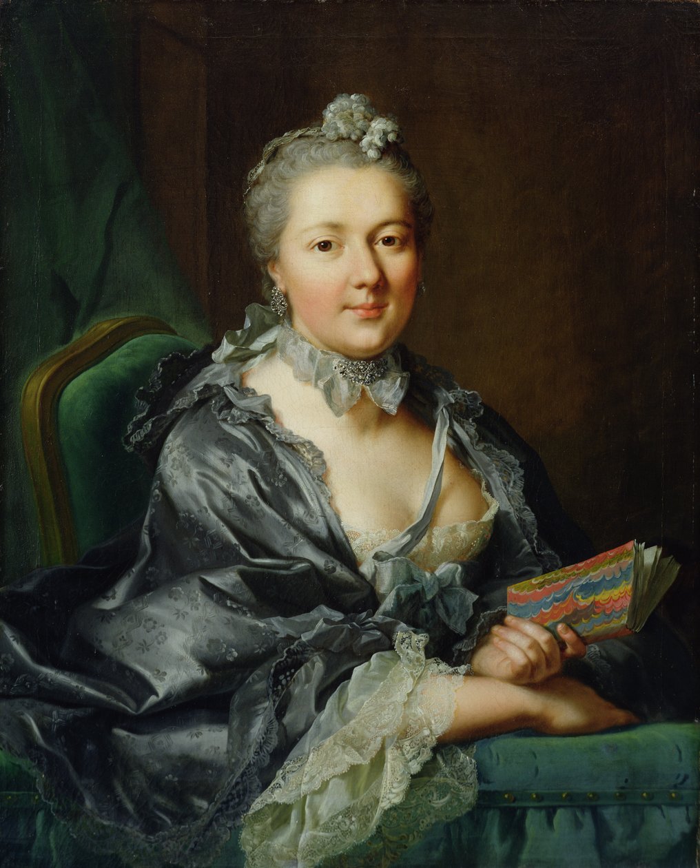 Druhá manželka The Artists, Julie Marianne Pernette, rozená Robert, 1762 od Johann Heinrich Tischbein