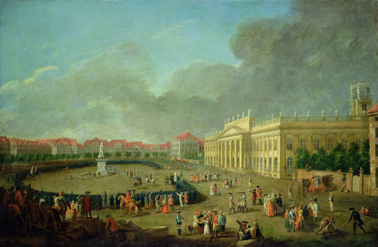 Zasvěcení památníku Fridricha II v Kasselu, 1783 od Johann Heinrich Tischbein
