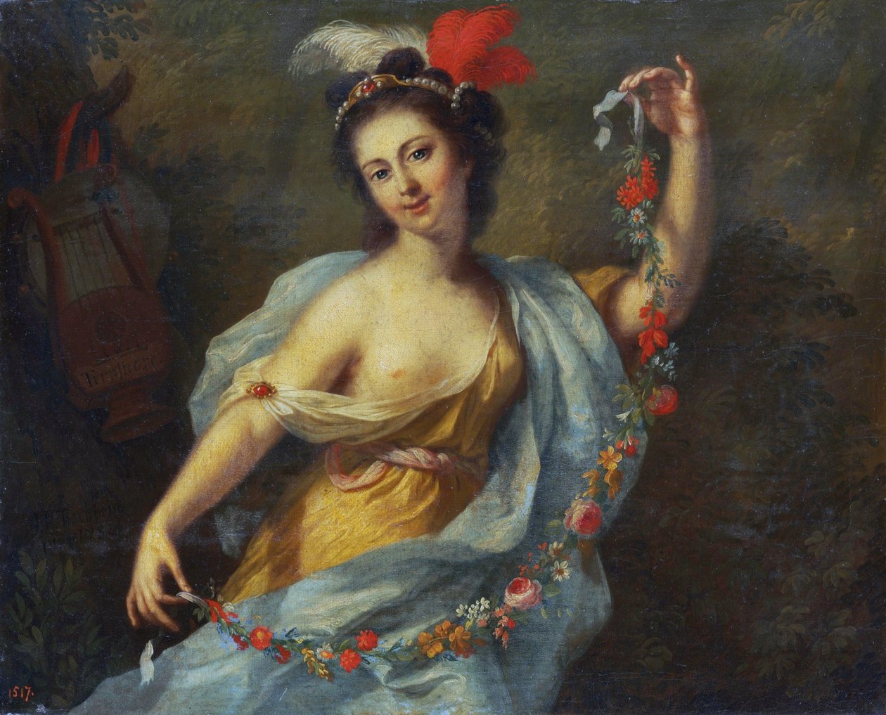Múza Terpsichora (devět múz, 1782) od Johann Heinrich Tischbein