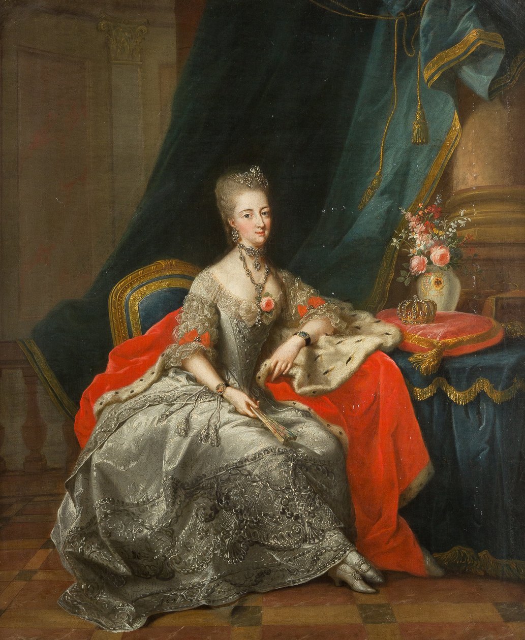 Filipínská markraběnka Brandenburg-Schwedt 1745-1800, Landgravine Hesse-Kassel, 1774. od Johann Heinrich Tischbein