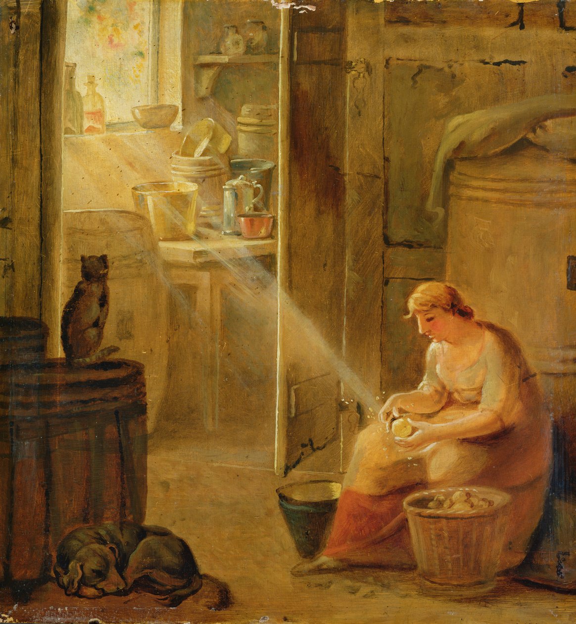Interiér (brambora) od Johann Heinrich Wilhelm Tischbein