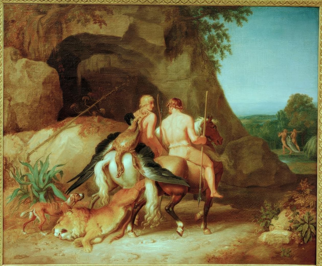 Kastor a Pollux - Síla muže od Johann Heinrich Wilhelm Tischbein