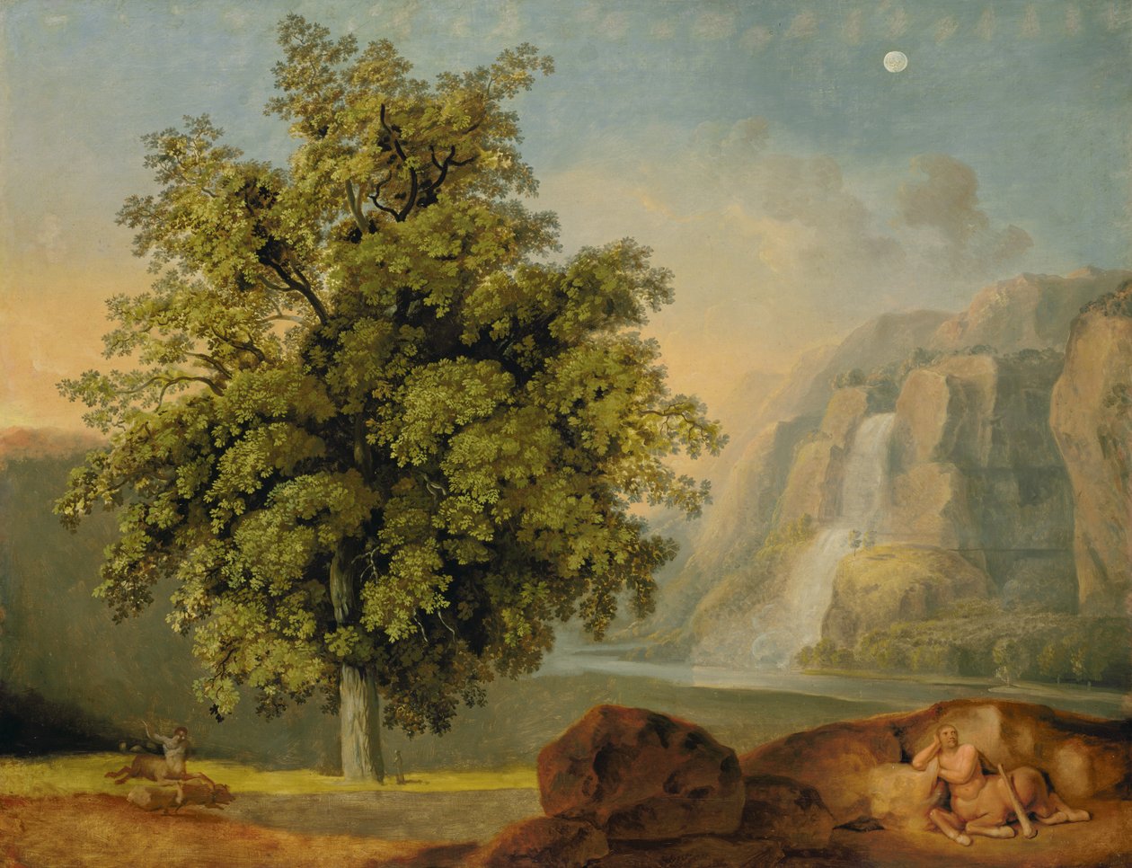 Krajina v Tivoli od Johann Heinrich Wilhelm Tischbein