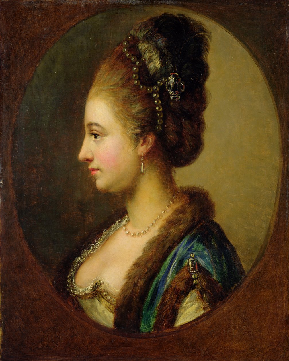 Filipínská Amalie, hraběnka z Hessen-Kassel od Johann Heinrich Wilhelm Tischbein