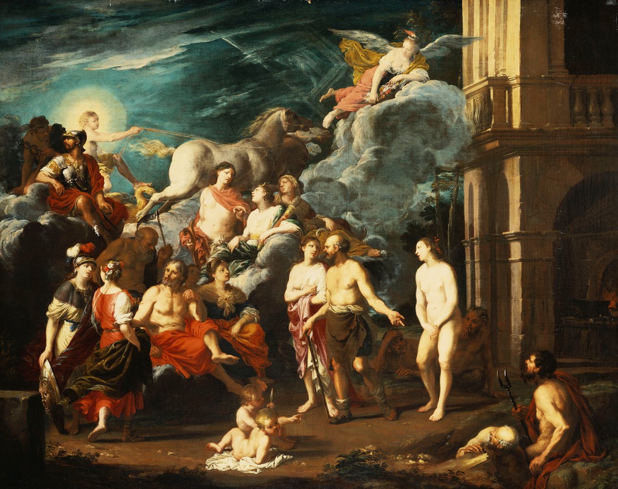 Prezentace Pandory od Vulcana od Johann Heiss