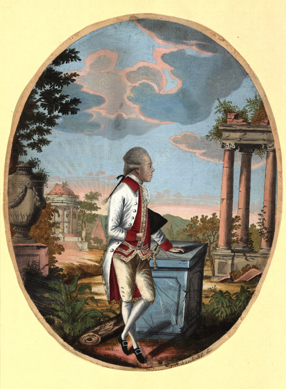 Ruský velkovévoda Pavel 1754-1801, později car Pavel I., 1782. od Johann Hieronymus Loeschenkohl
