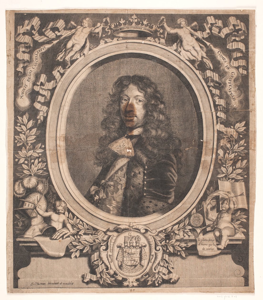 Griffenfeld jako kancléř od Johann Husman