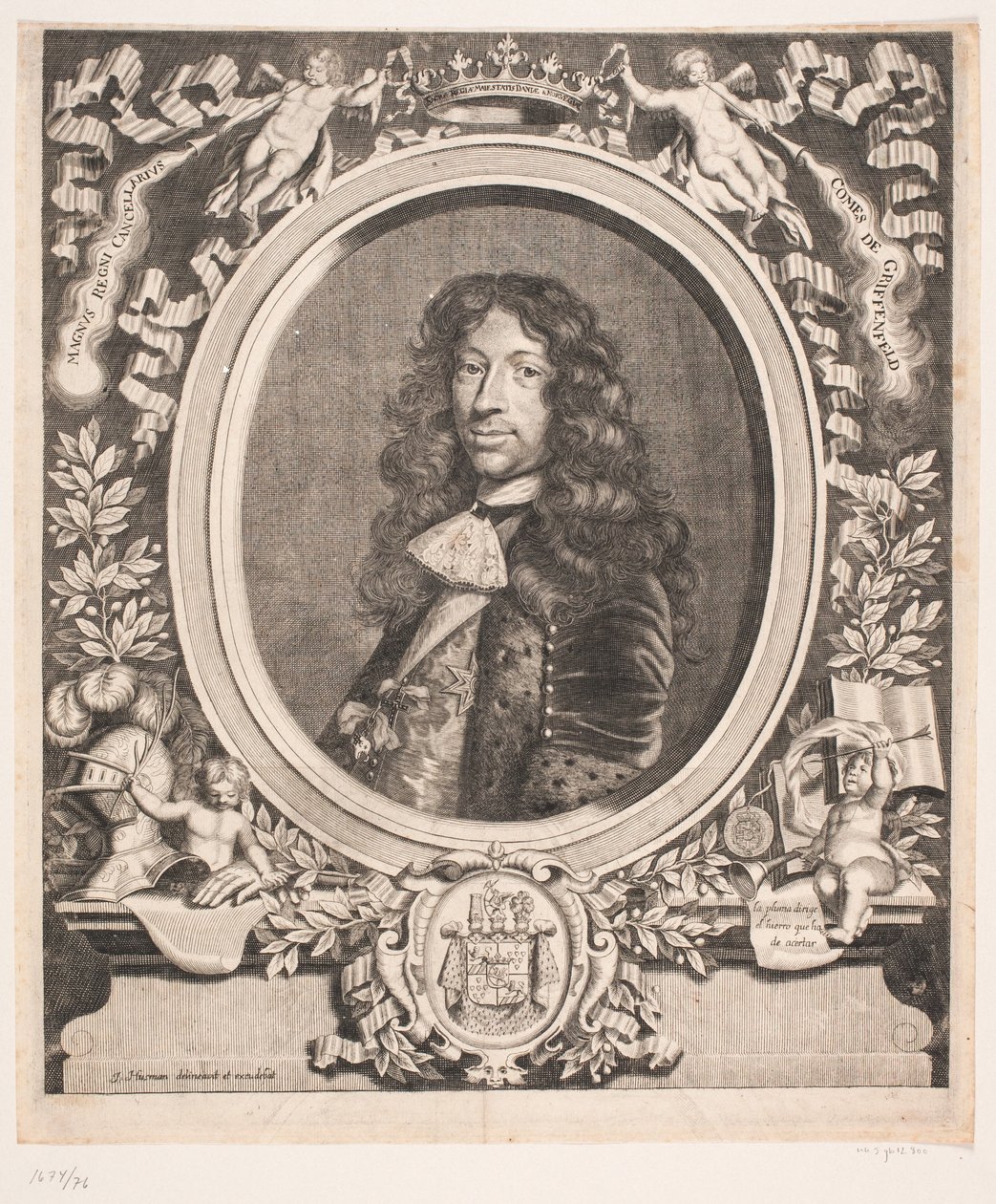 Griffenfeld jako kancléř od Johann Husman