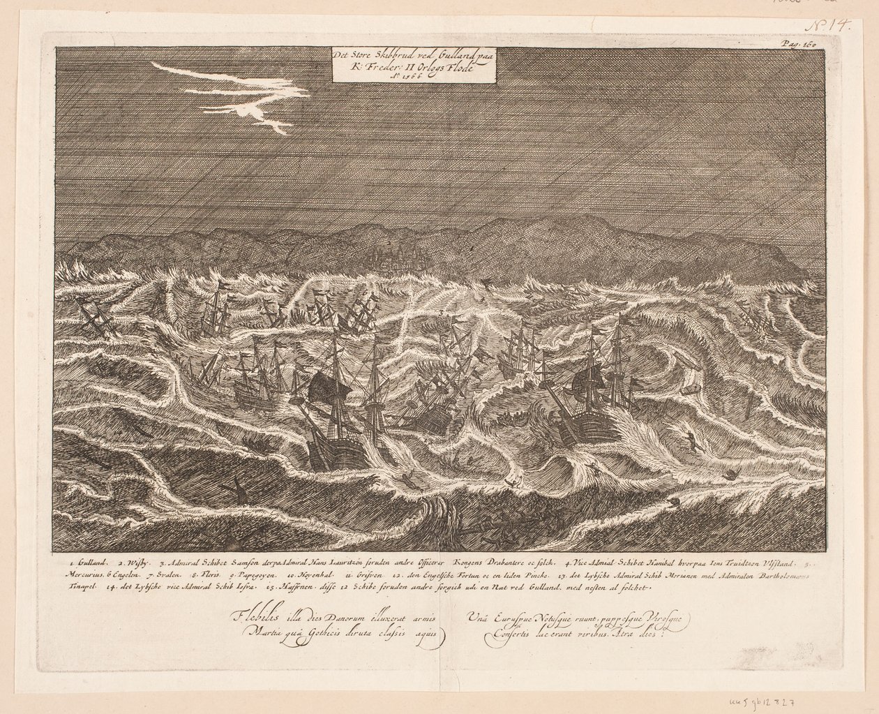 Ztroskotání v Gulland, 1566 od Johann Husman