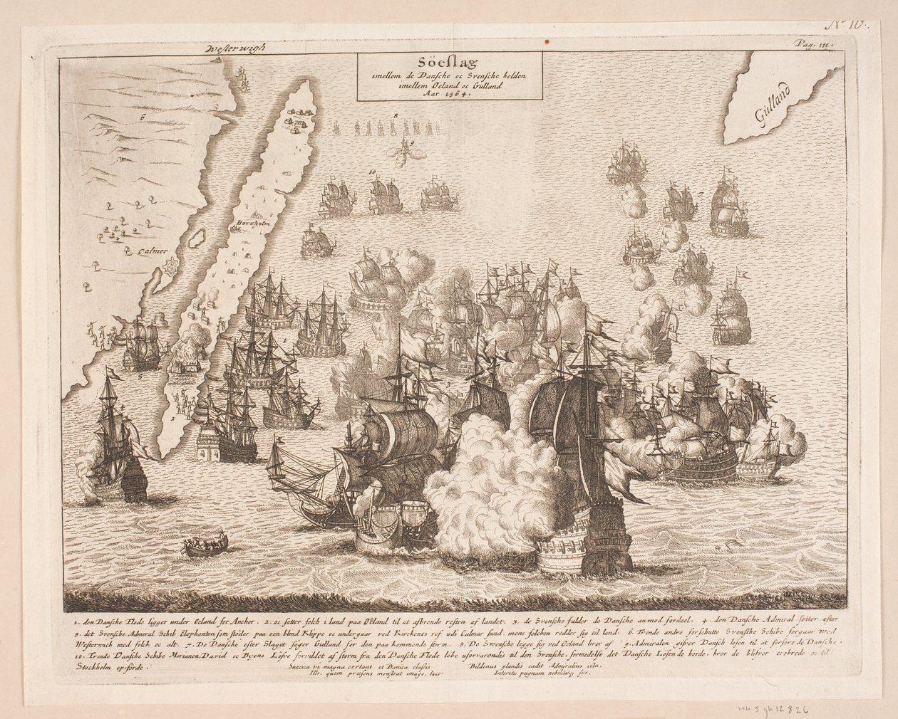 Bitva o Øland a Gulland, 1564 od Johann Husman