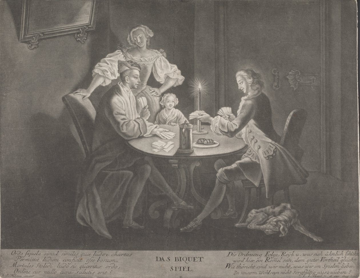 Hra Biquet od Johann Jacobus Haid