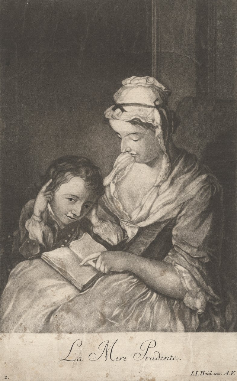 Pečlivá matka od Johann Jacobus Haid