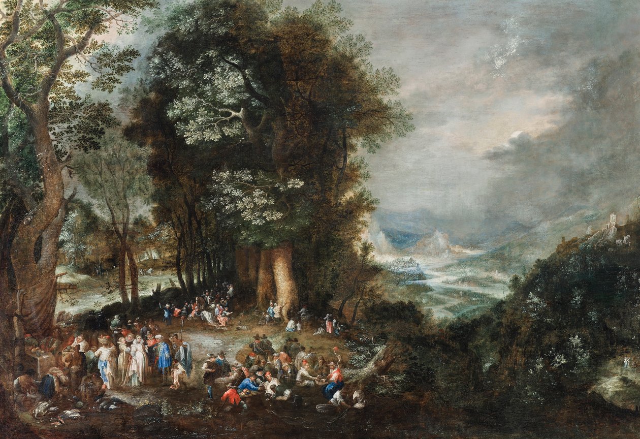 Sutler kemp na okraji lesa od Johann Jakob Hartmann