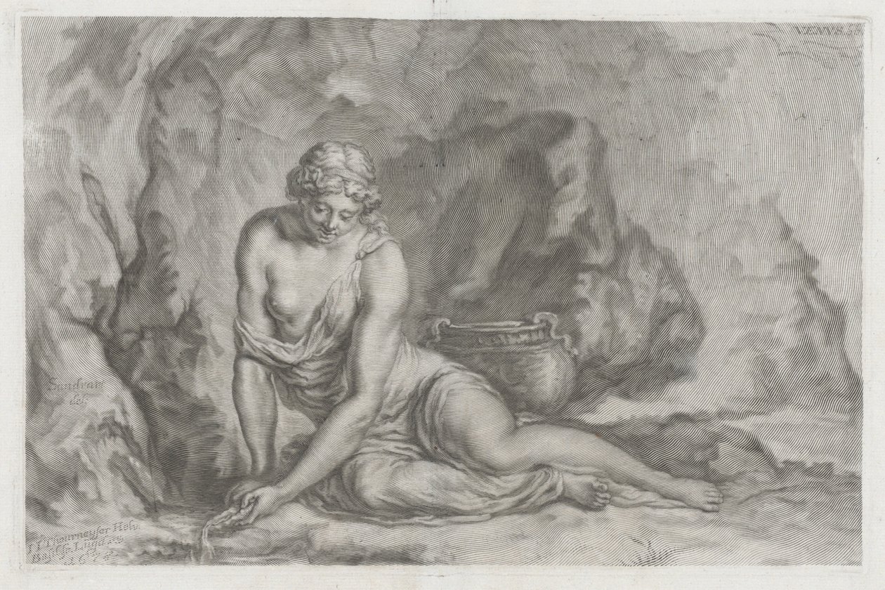 Venuše od Johann Jakob Thourneysen, after Joachim von Sandrart I, after the Antique