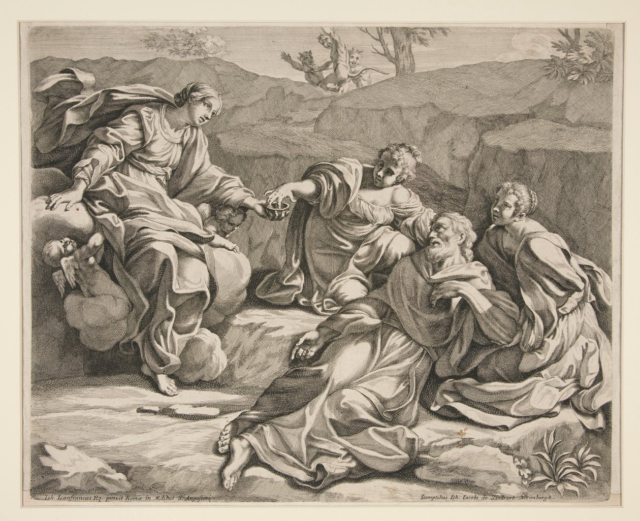 St. William Asistence Virgins od Johann Jakob von Sandrart