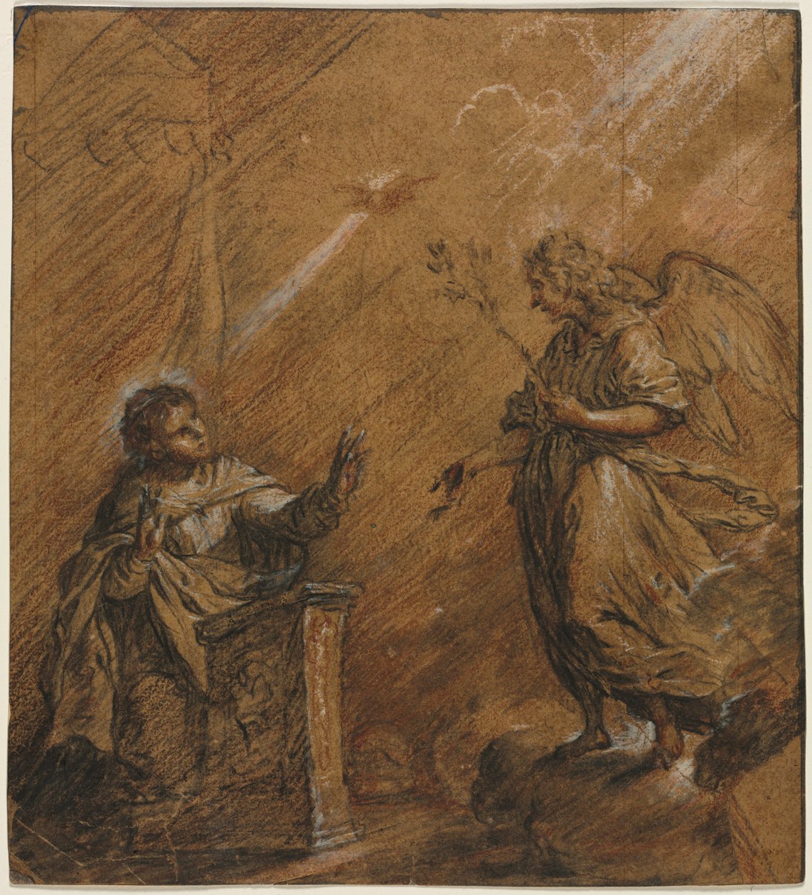 Zvěstování od Johann Jakob von Sandrart