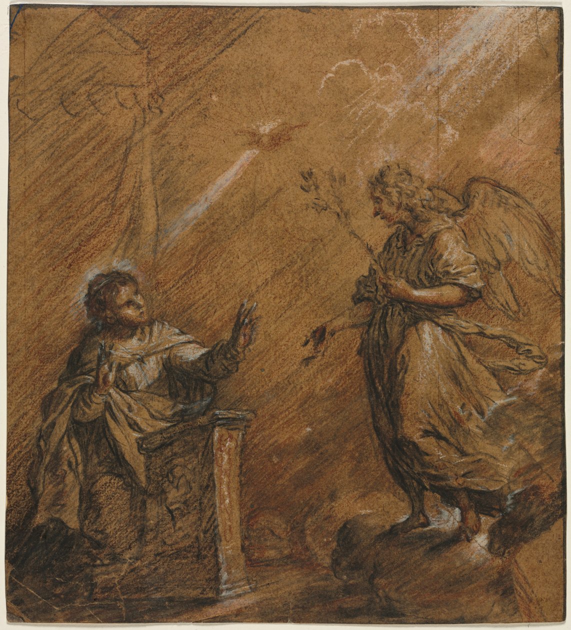 Zvěstování, poslední třetina 17. století. od Johann Jakob von Sandrart