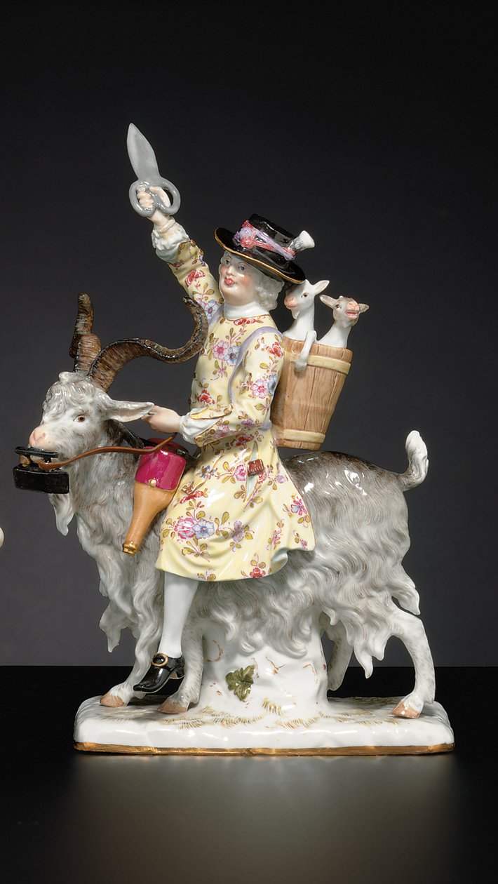 Míšeňská postava velšského krejčího, konec 19. / 20. století (porcelán) od Johann Joachim (after) Kändler
