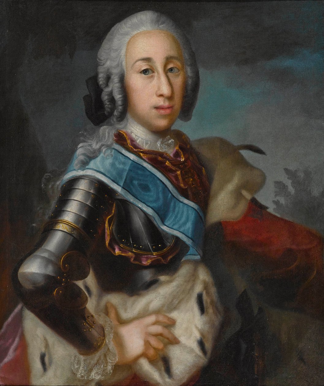 Clement Francois De Paule, kníže z BAVIERE - Klement František Bavorský (1722-1770) - Johann Jonas Michael (asi 1715-1791). olej na plátně od Johann Jonas Michael