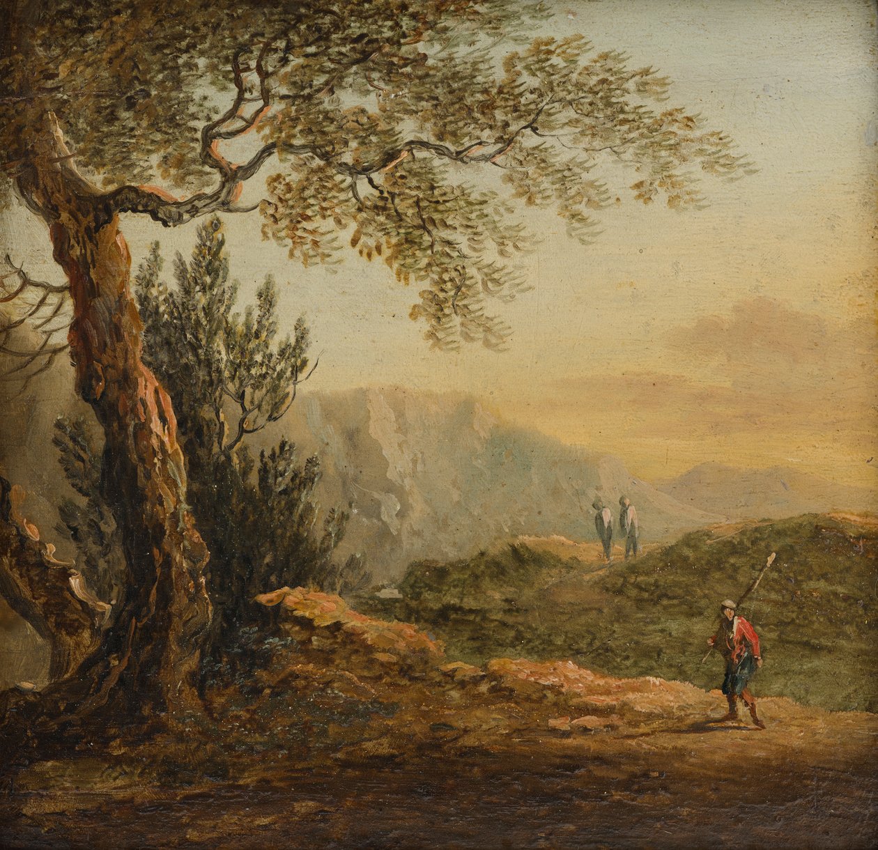 horská krajina od Johann Josef Schindler