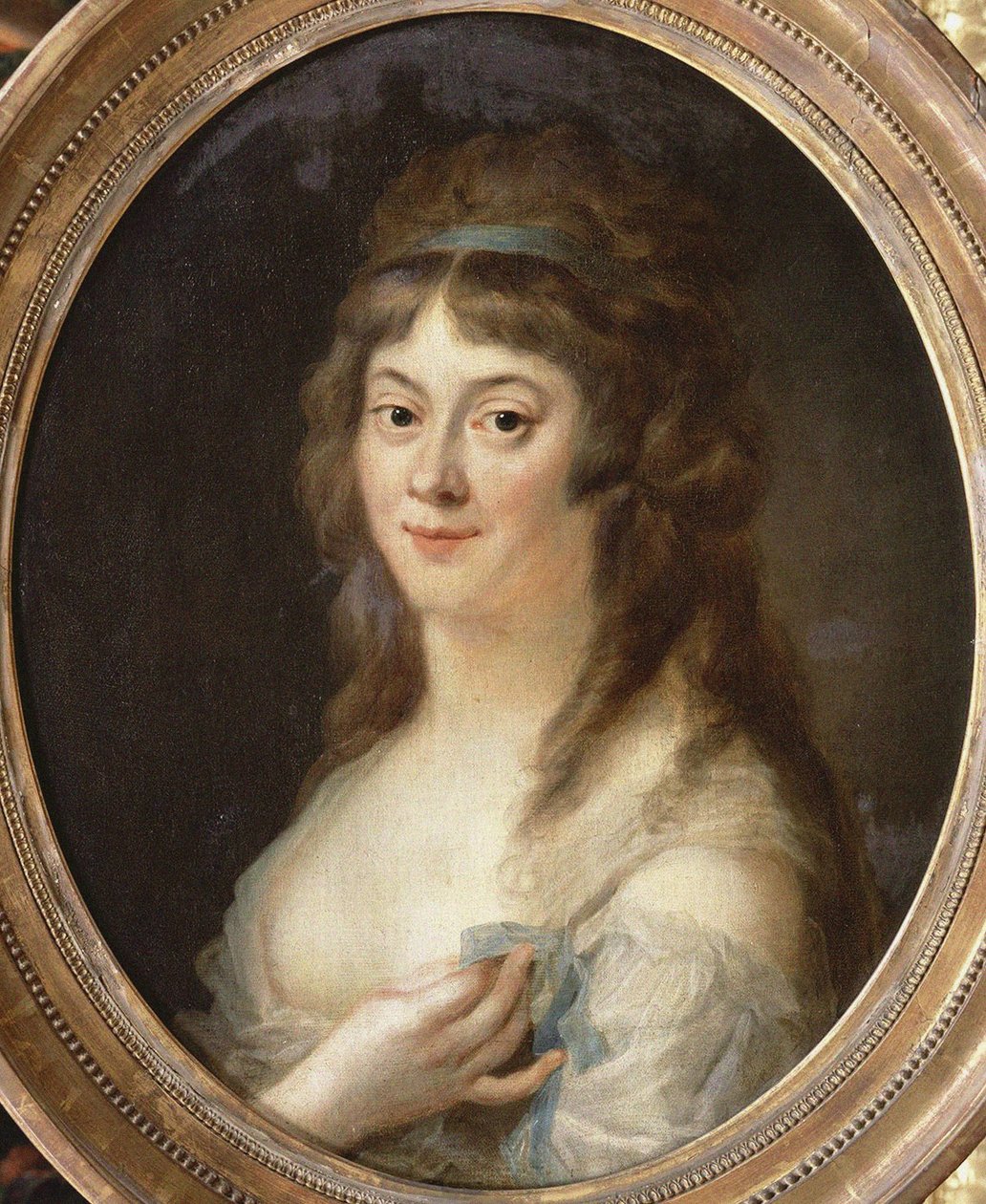 Portrét Madame Roland 1754-1793, 1792 od Johann Julius Heinsius