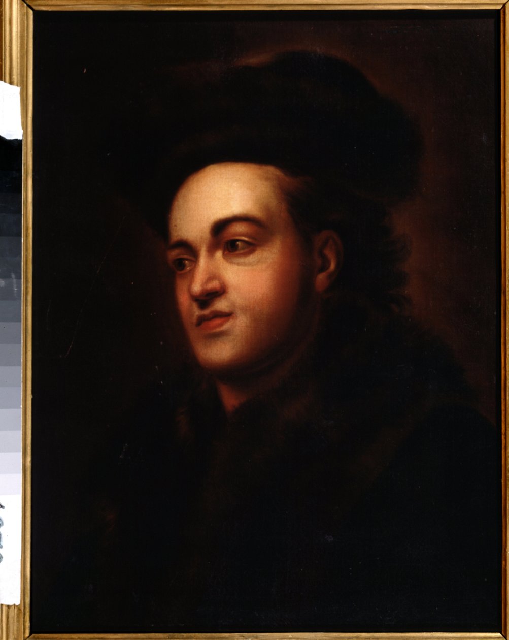 Portrét mladého muže. Portrét mladého muže. Obraz Jana nebo Johanna Kupetzkiho (Kupecký, Kupezky, Kupetzky, Kupecki, Kopecki od Johann Kupetzky