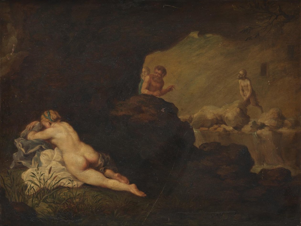 Spící nymfa od Johann Liss