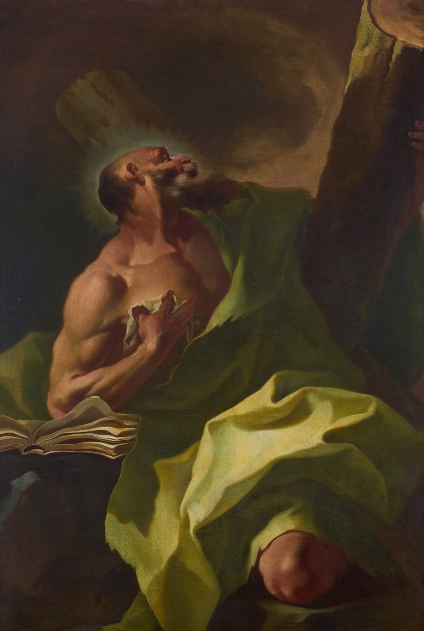 Apoštol Ondřej od Johann Lucas Kracker