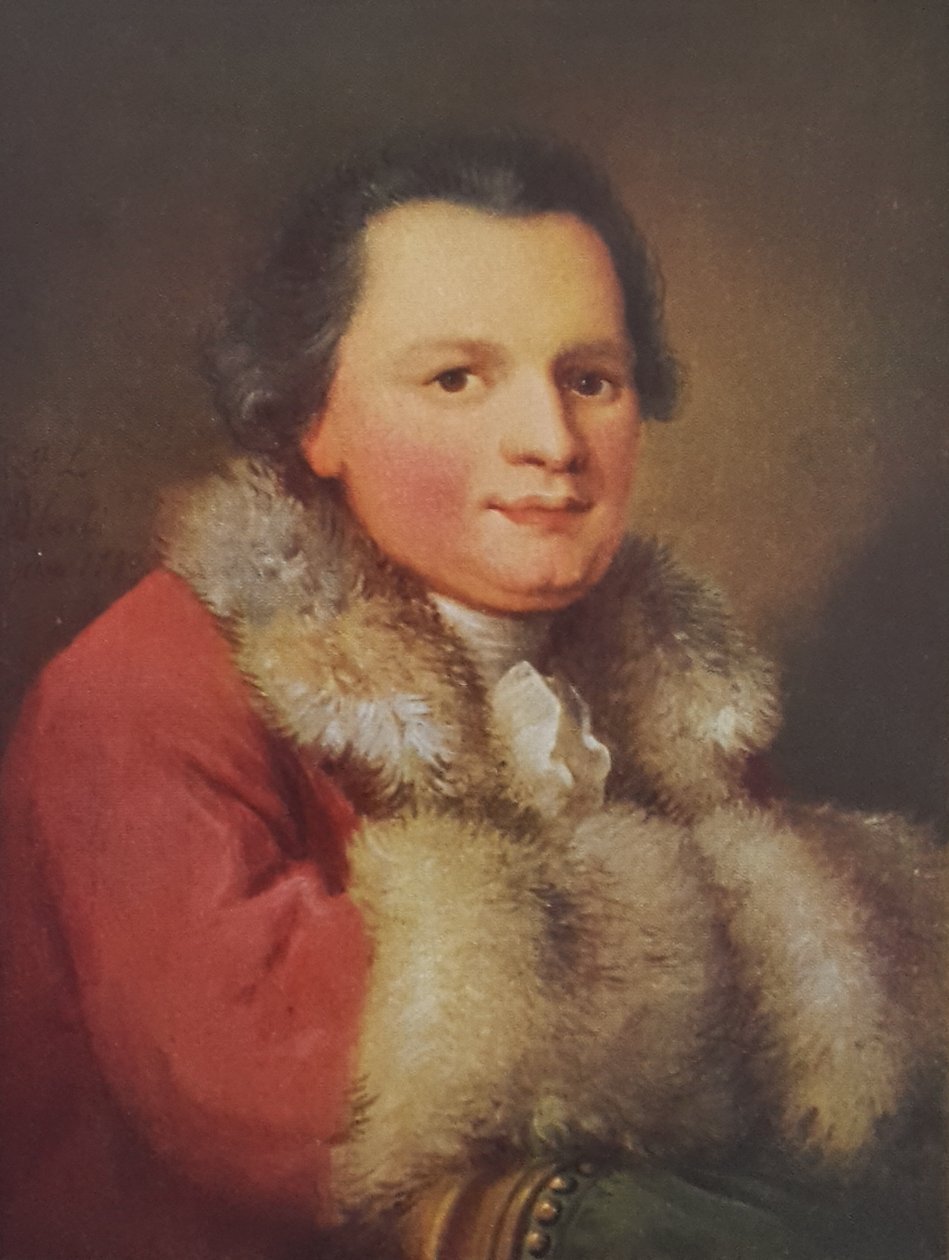 Německy: Portrét Beata Ludwiga Waltharda, vydavatel. od Johann Ludwig Aberli